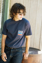 Men's Ford Service Dept Pocket T-Shirt in the color American Navy - Men's Lifestyle image