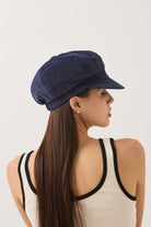Women's Bailey Cap in the color Navy Corduroy - Additional Fit image