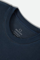 Men's 76 Truck Stop Pocket T-Shirt in the color Washed Navy - Additional Laydown image