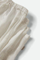 Women's The Abigail Skirt in the color Off White Floral - Additional Laydown image