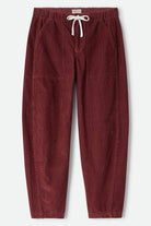 Women's Utility Everyday Barrel Pant in the color Wild Ginger Cord - Front Product View