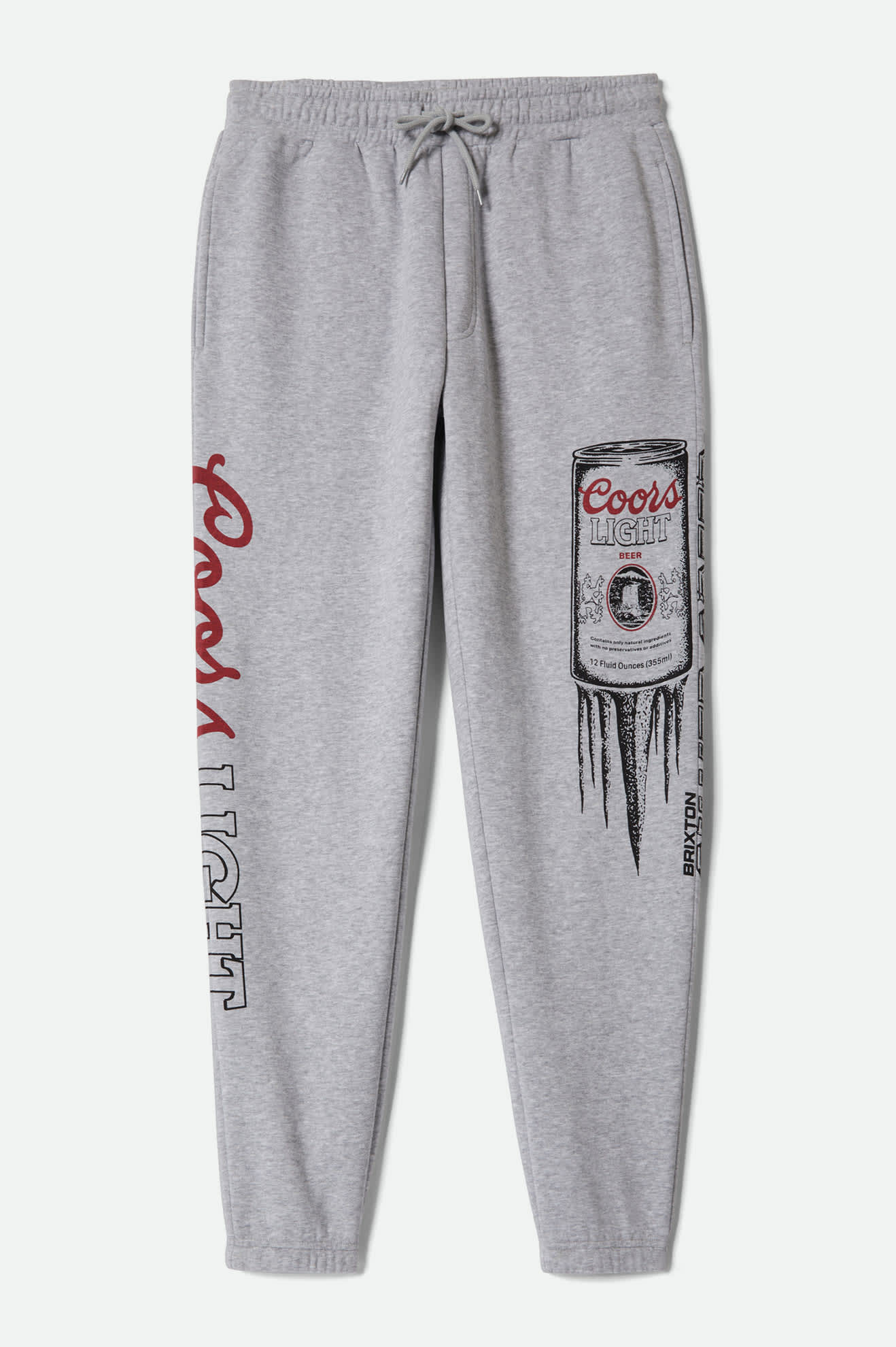 Men's Coors Light Silver Speed Sweatpant in the color Heather Grey - Front Product View