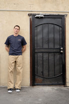 Men's Eagle Speed Shop Short Sleeve Standard T-Shirt in the color Navy - Men's Front View