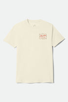 Men's Anchor Standard T-Shirt in the color Cream - Front Product View