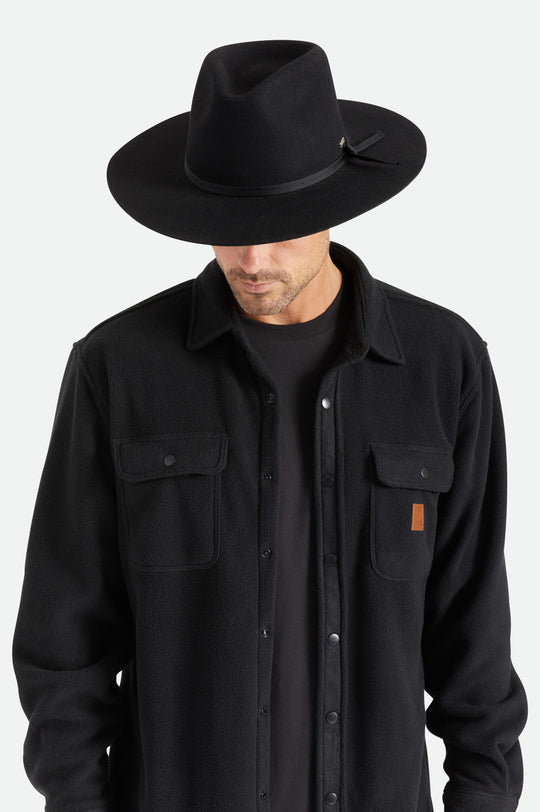 
       Brixton Cohen Cowboy Hat - Black
     