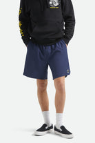 Men's Journey Active Short in the color Midnight Blue - Men's Front View