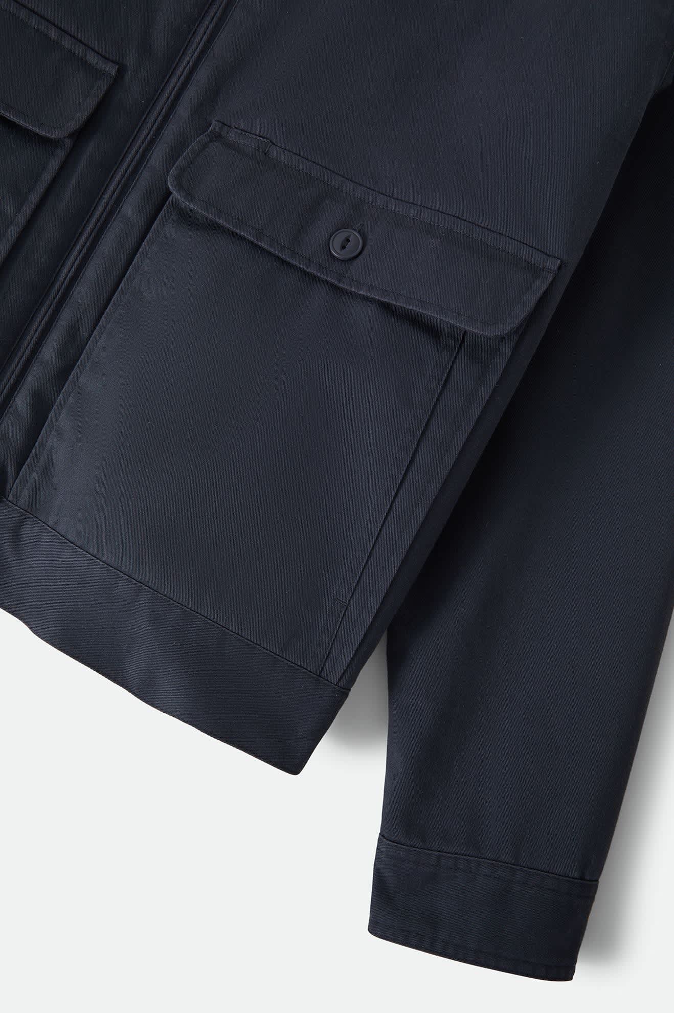 Men's 76 Mechanics Jacket in the color Washed Navy - Additional Laydown image