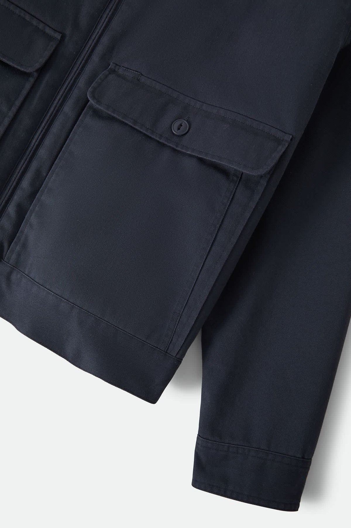 Men's 76 Mechanics Jacket in the color Washed Navy - Additional Laydown image