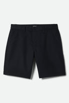 Men's Santo Chino Short in the color Black - Front Product View