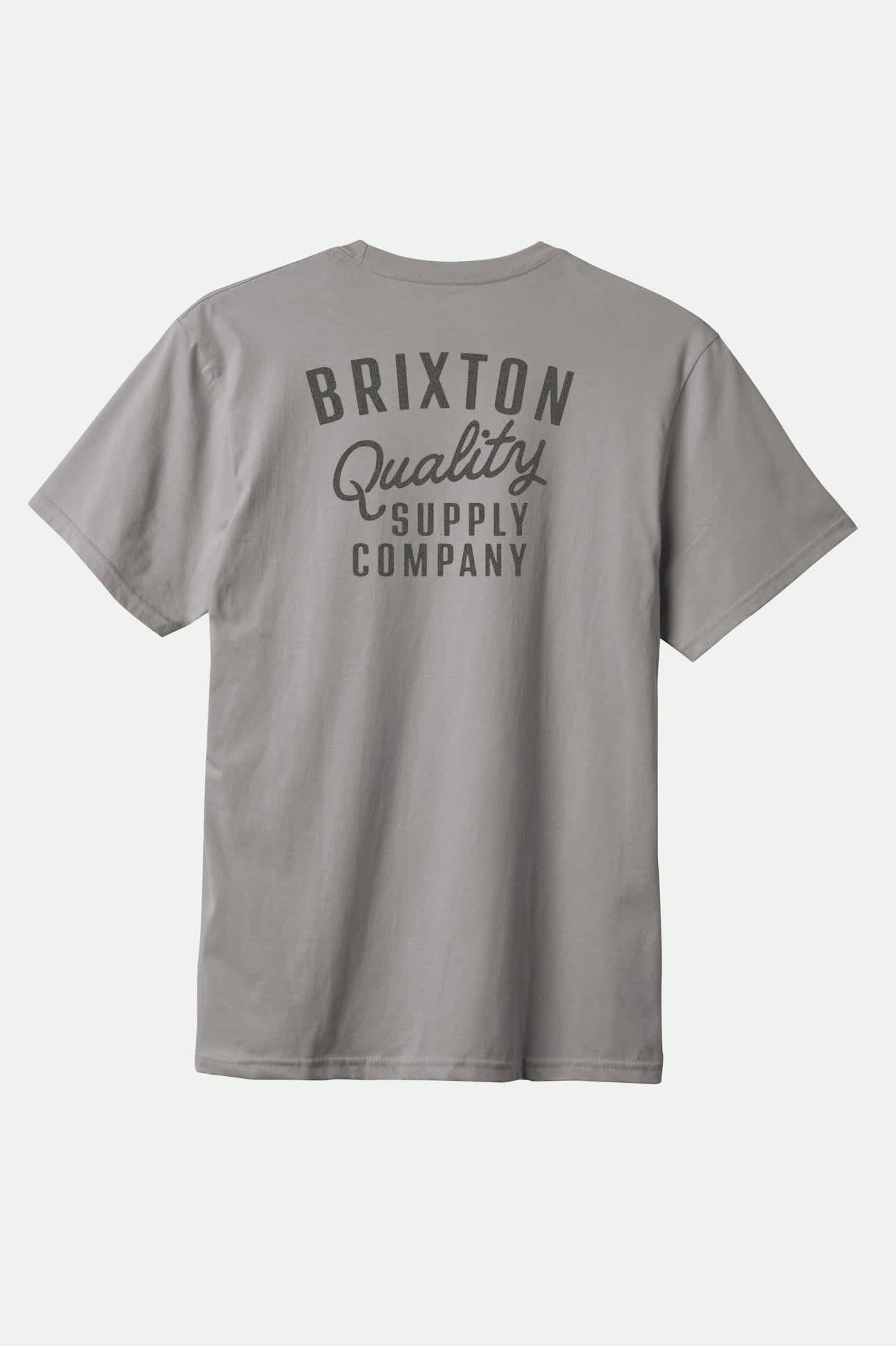 
       Brixton Hubal S/S Tailored T-Shirt - Heather Grey
     