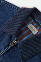 Women's Mechanics Women's Garage Lined Jacket in the color Dark Denim - Additional Laydown image