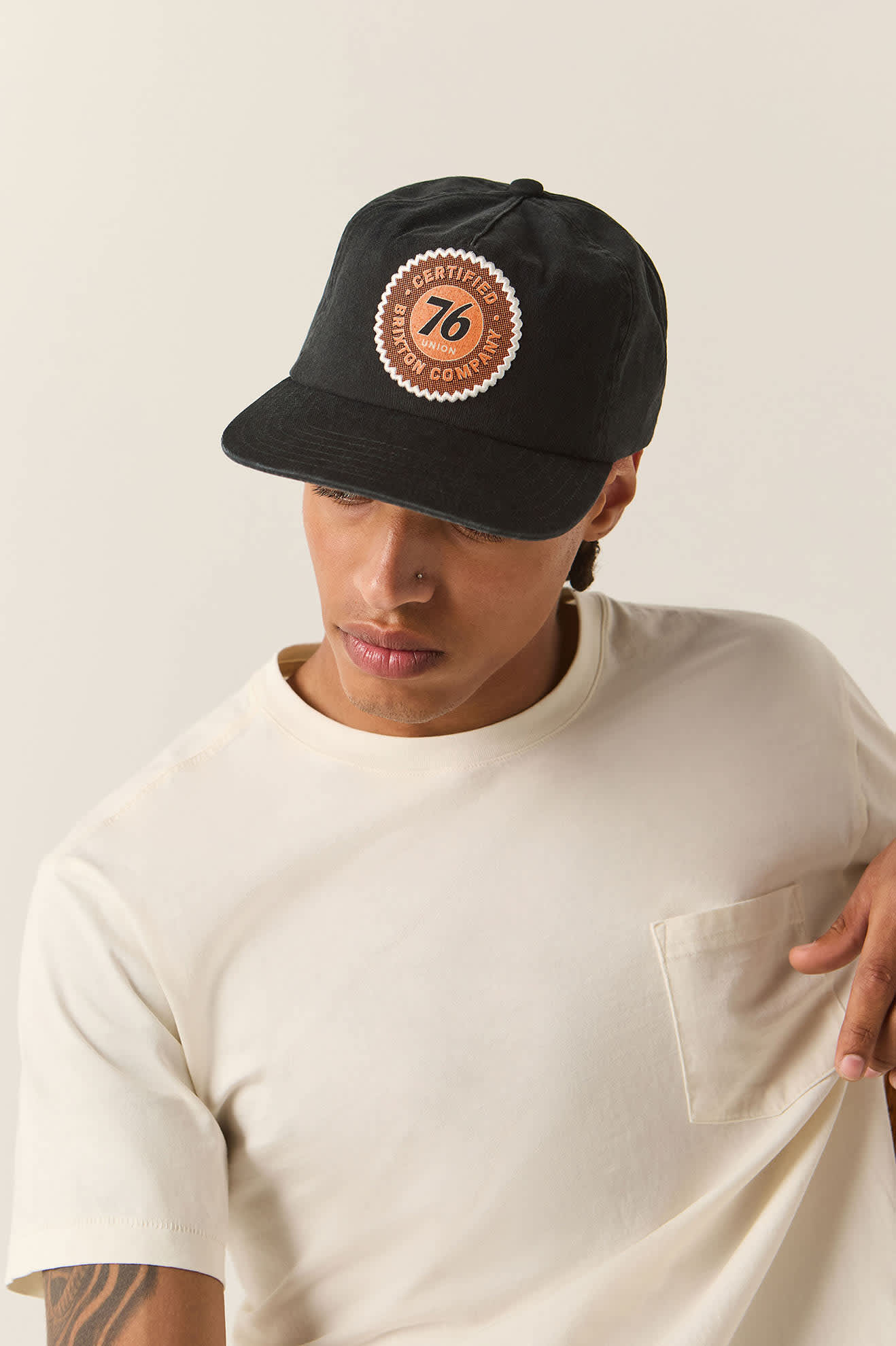 Unisex 76 Certified Snapback in the color Washed Black - Additional Fit image