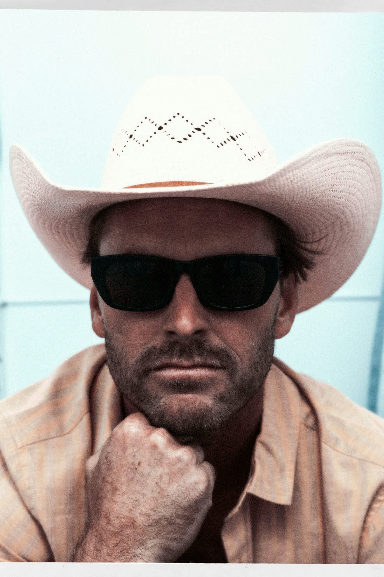 Unisex Laredo Panama Straw Cowboy Hat in the color Catalina Sand - Men's Lifestyle image