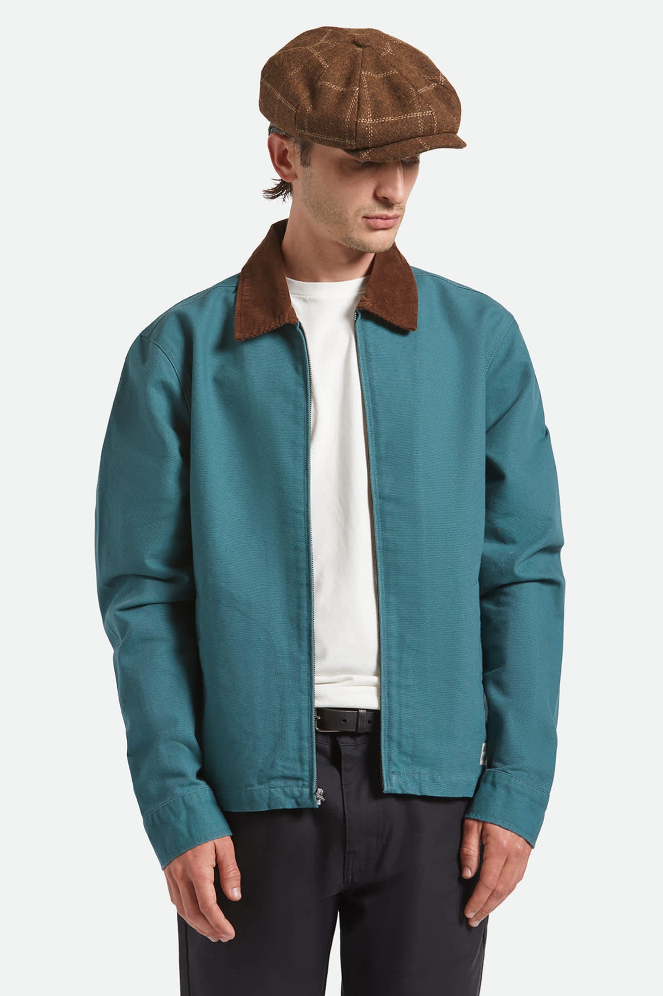 Unisex Brood Baggy Snap Cap in the color Copper/Tan - Men's Front View