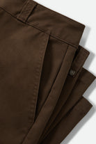 Men's Trademark Chino Pant in the color Walnut Brown - Additional Laydown image
