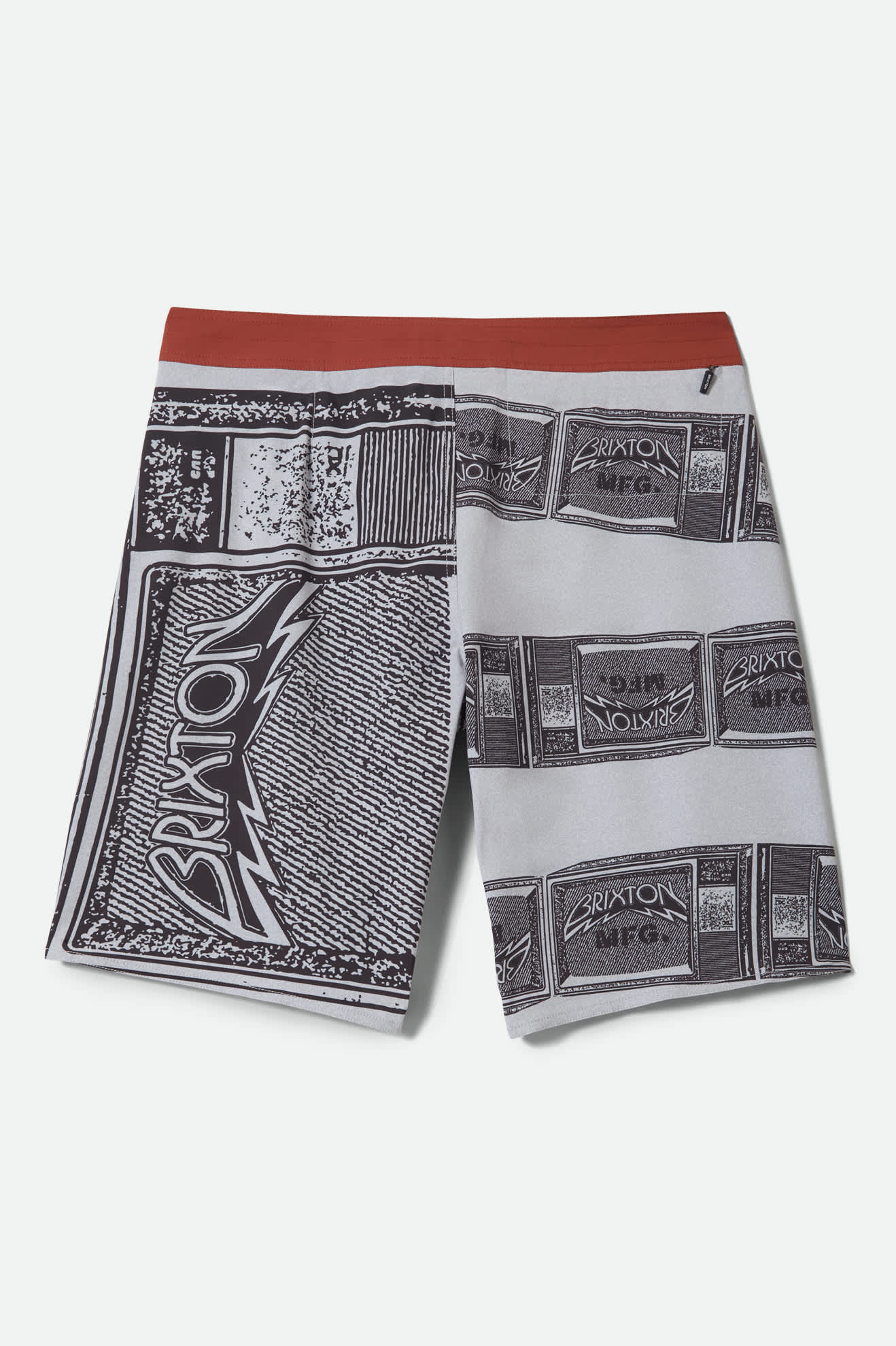 Men's Blitz Boardshort 21" in the color TV Checker/Amber Terrian - Additional Laydown image