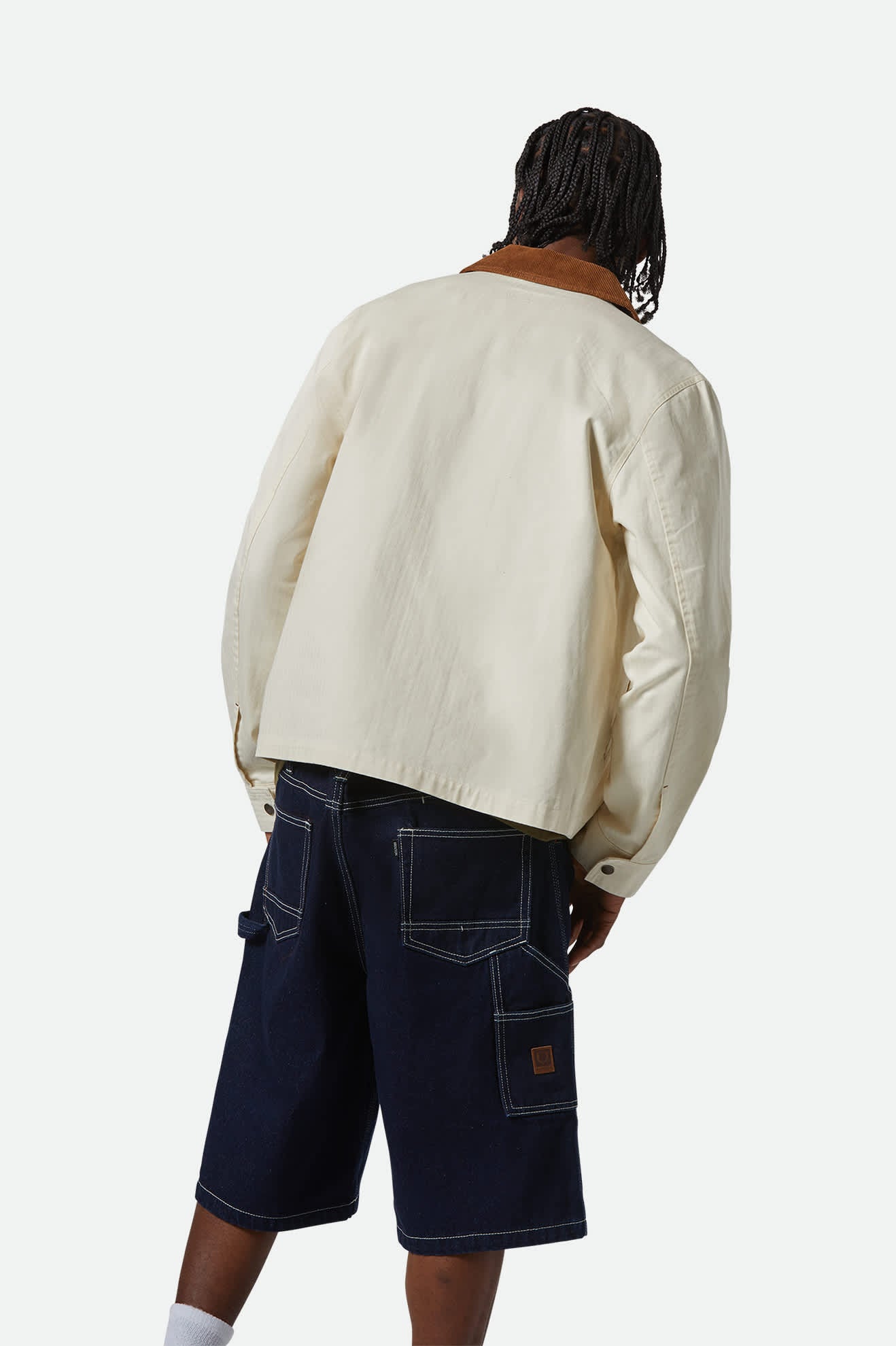 
       Men&#39;s Mechanic Garage Jacket in the color Whitecap - Men&#39;s Back View
     