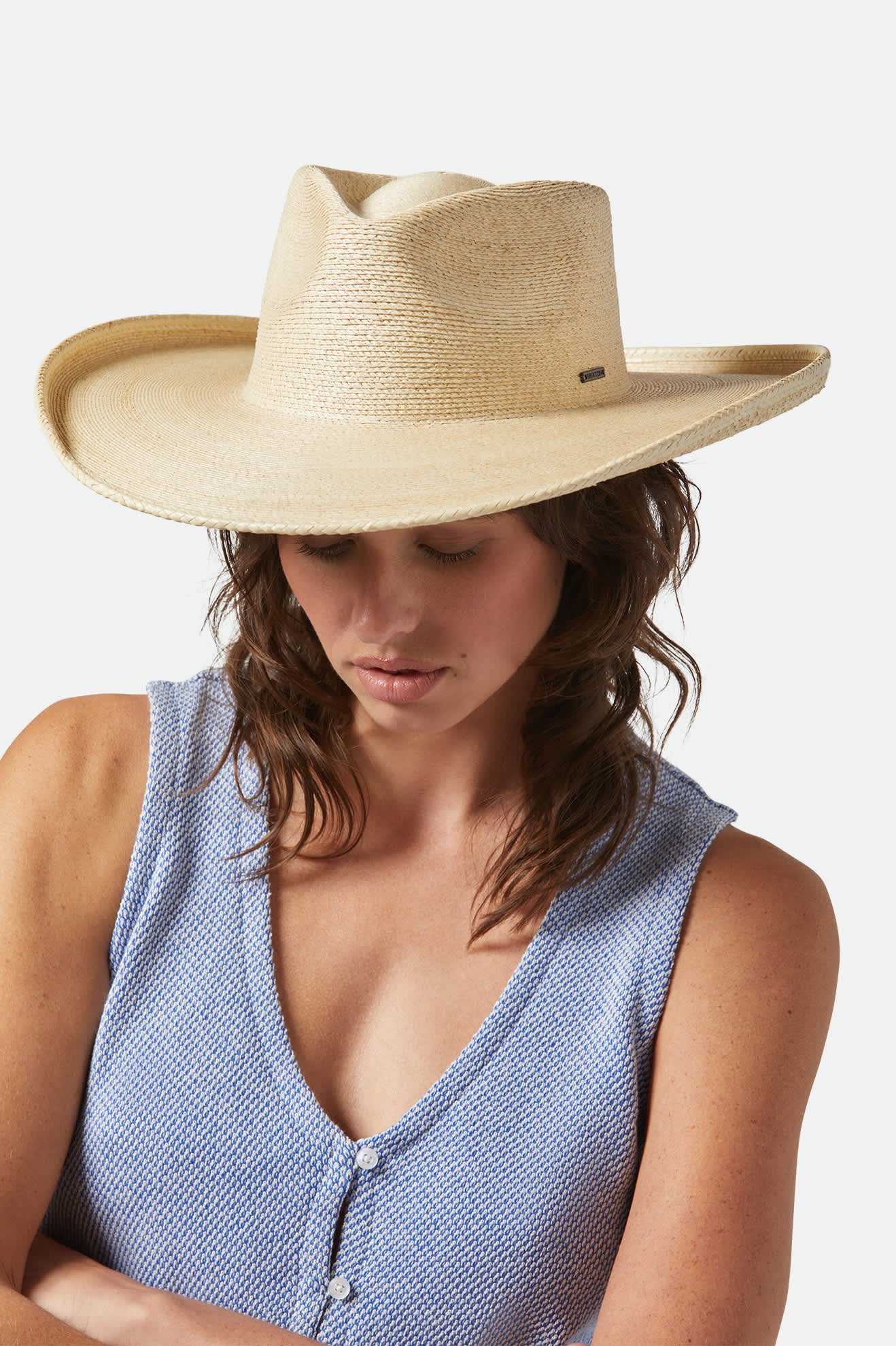 Unisex Marlow Straw Classic Rancher Hat in the color Natural - Additional Fit image