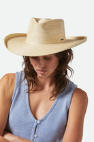 Unisex Marlow Straw Classic Rancher Hat in the color Natural - Additional Fit image