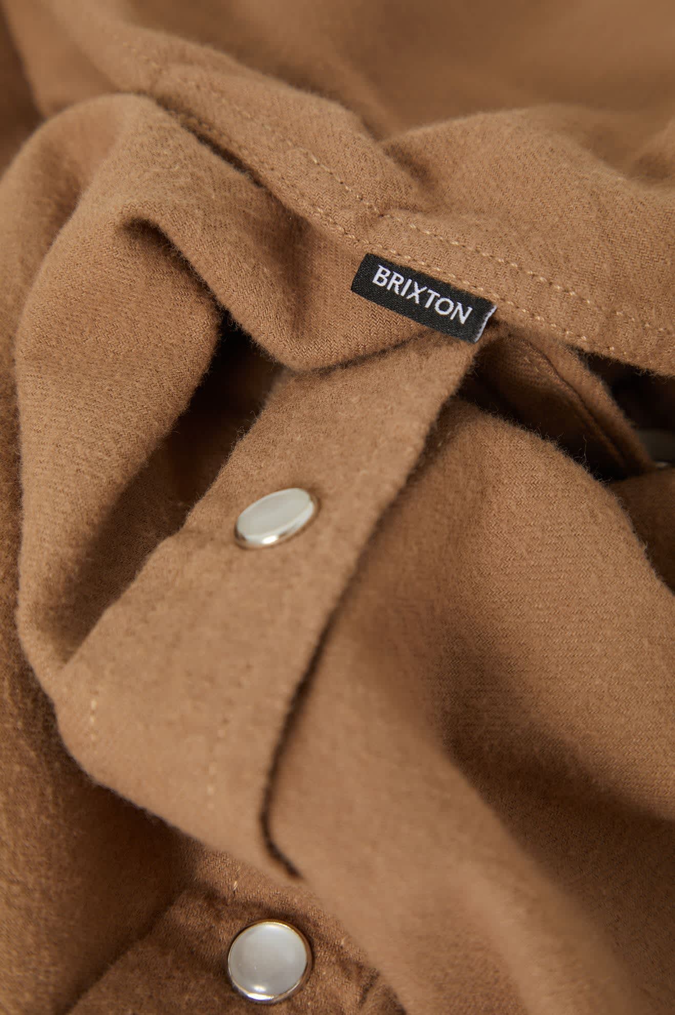 Men's Waylon Lightweight Overshirt in the color Khaki/Khaki - Additional Laydown image