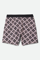 Men's Blitz Boardshort 19" in the color Silver Pink/Black - Additional Laydown image