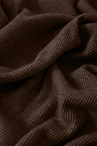 Men's Baseline Waffle Knit Top in the color Walnut Brown - Additional Laydown image