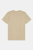 Back Laydown Image for Premium Cotton S/S Tailored T-Shirt - Oatmeal