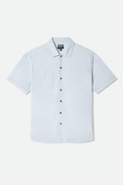 Men's The Vintage Short Sleeve Shirt in the color Blue Aura - Front Product View