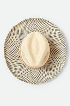 Women's Evangeline Panama Rancher in the color Natural/Black - Additional Laydown image