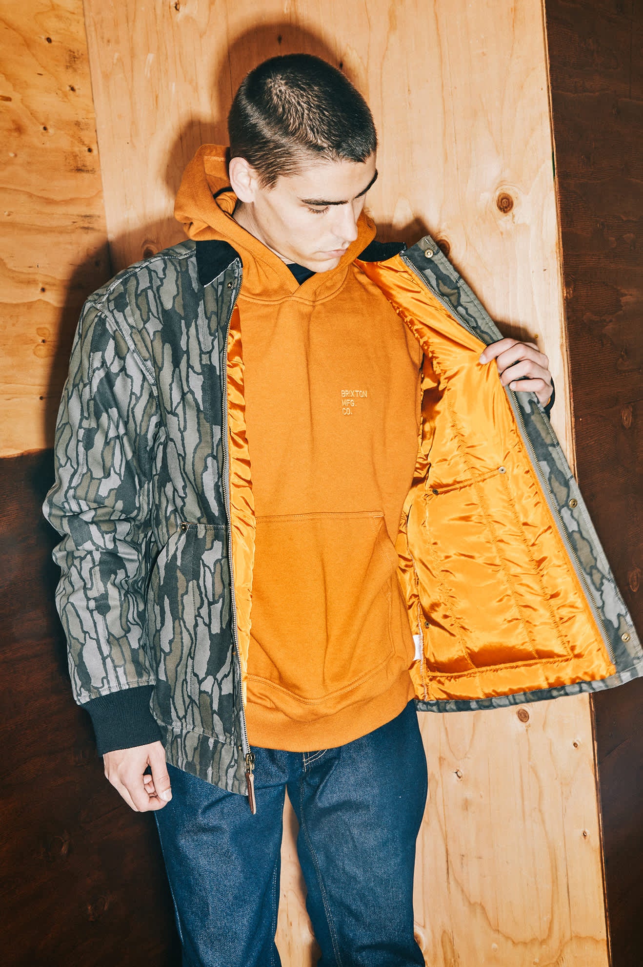 Men's Builders Ranch Jacket in the color Bark Camo - Men's Lifestyle image