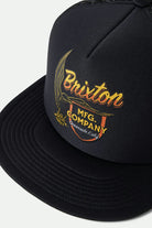 Unisex Highline Netplus Trucker Hat in the color Black - Additional Laydown image