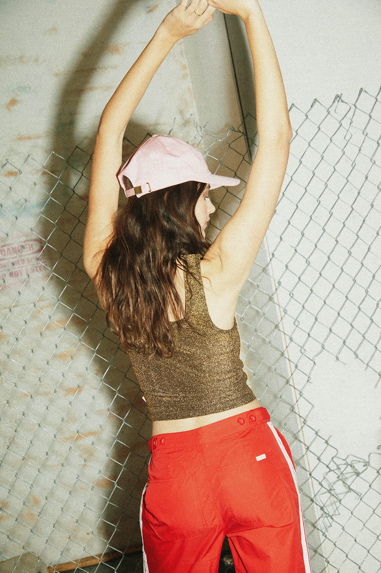 Women's Off Duty A-Tank in the color Gold Metallic - Men's Lifestyle image