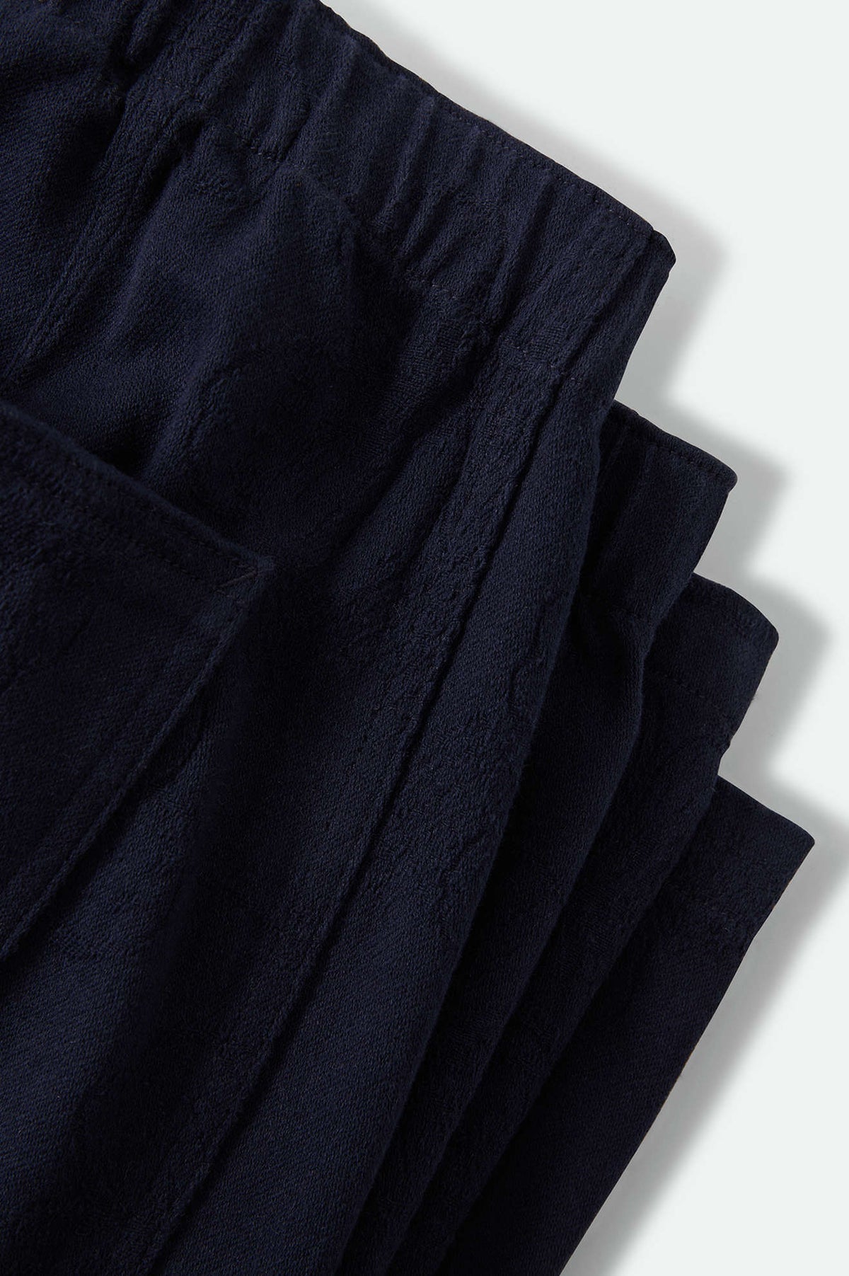 Women's Utility Everyday Barrel Pant in the color Washed Navy - Additional Laydown image
