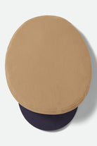 Unisex Fiddler Fisherman Cap in the color Sand/Washed Navy - Additional Laydown image