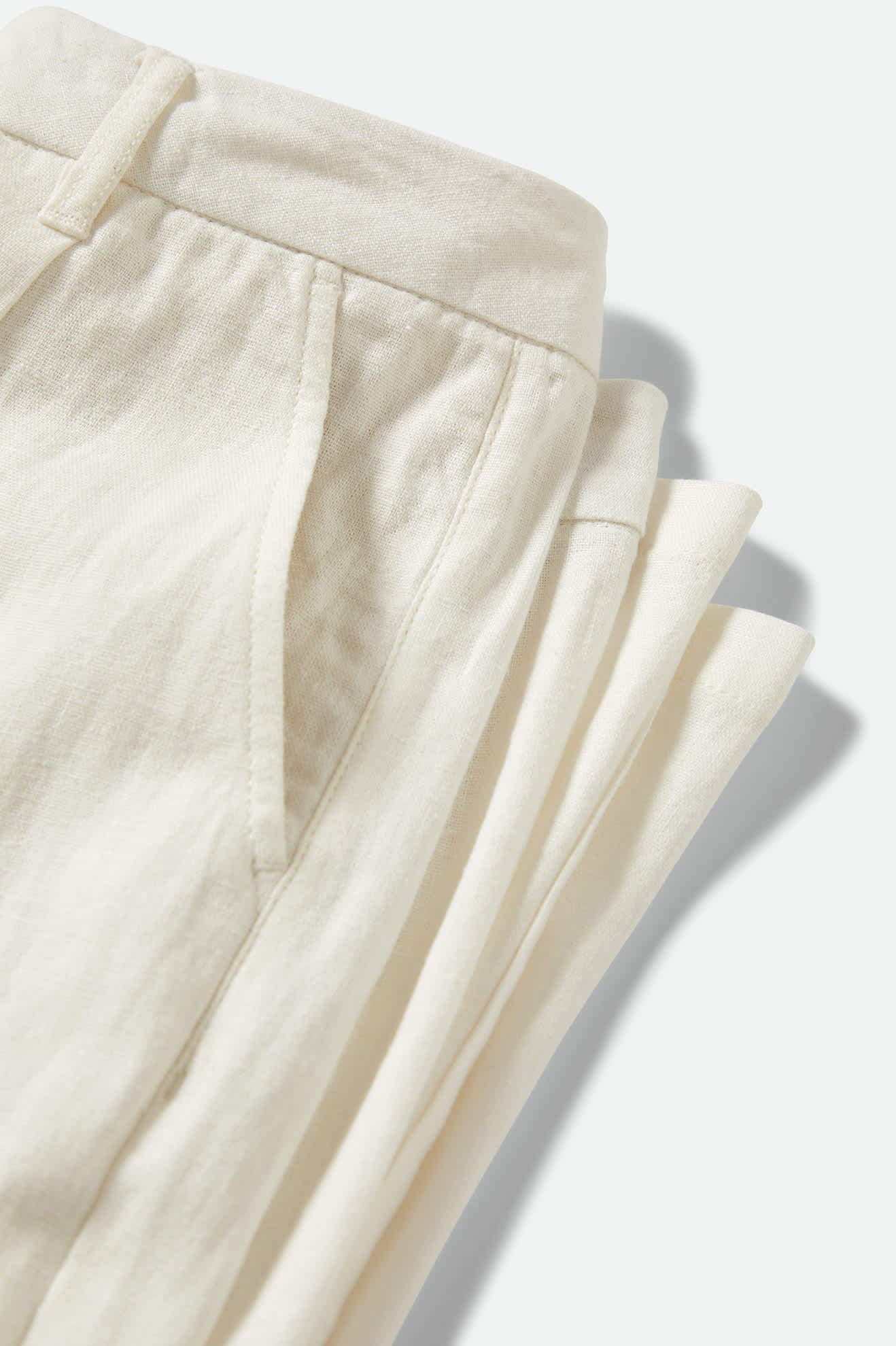 
       Women&#39;s Ludlow Trouser Pant in the color Off White - Additional Laydown image
     