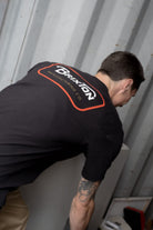Men's Grade Short Sleeve Standard T-Shirt in the color Black/Red/Copper - Men's Lifestyle image