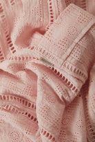 Women's The Mercer Wide Leg Trouser Pant in the color Chalk Pink - Additional Laydown image