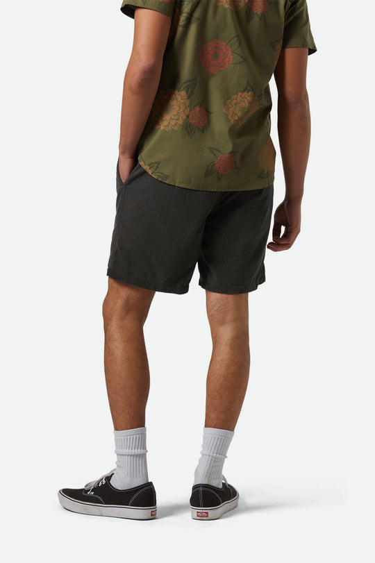 
       Men&#39;s Everyday Corduroy Short in the color Washed Black - Men&#39;s Side View
     