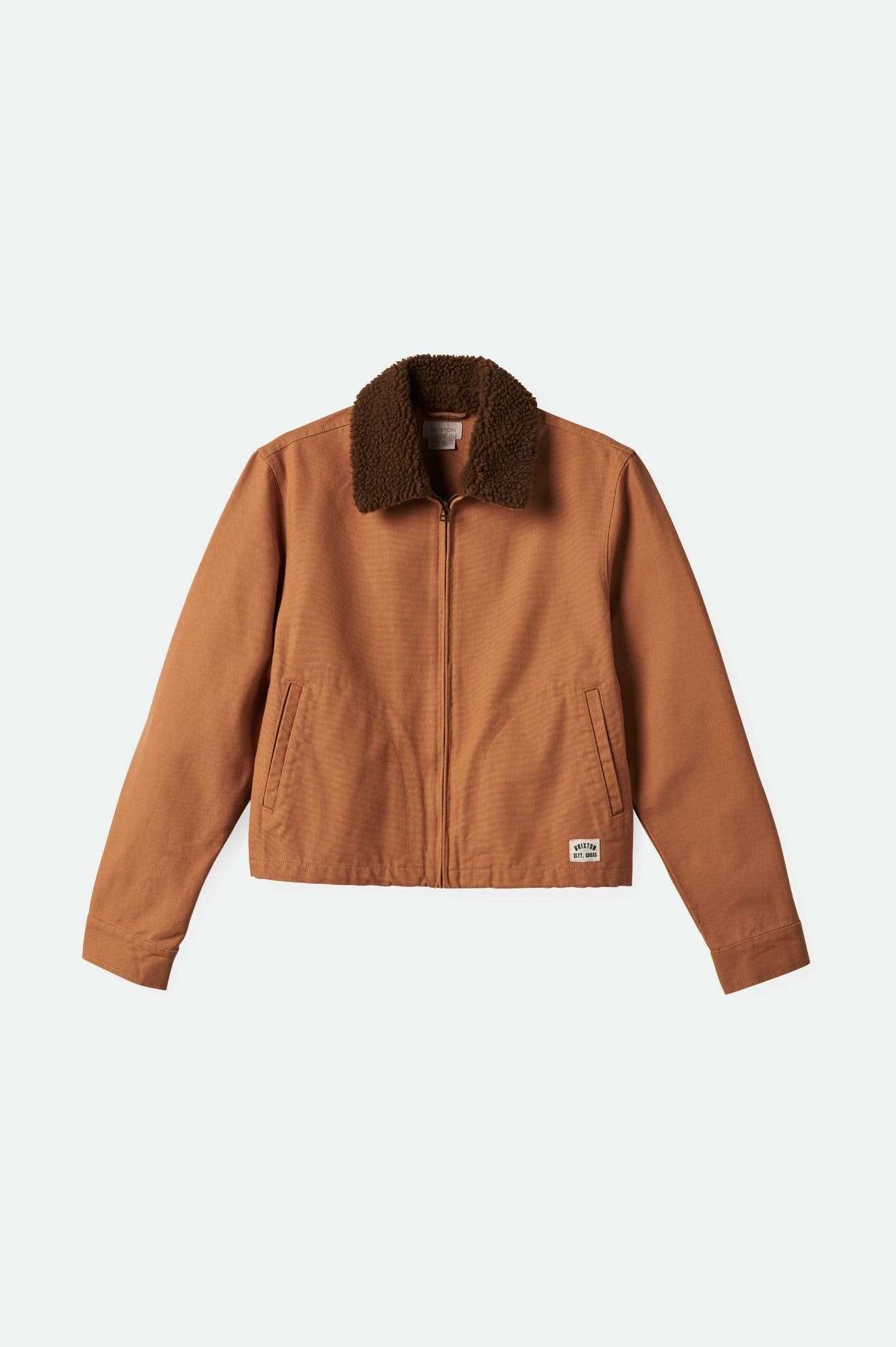 Women's Mechanics Women's Garage Zip Jacket - Tobacco Brown| Main