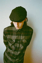 Unisex Hooligan Flat Cap in the color Black - Men's Lifestyle image