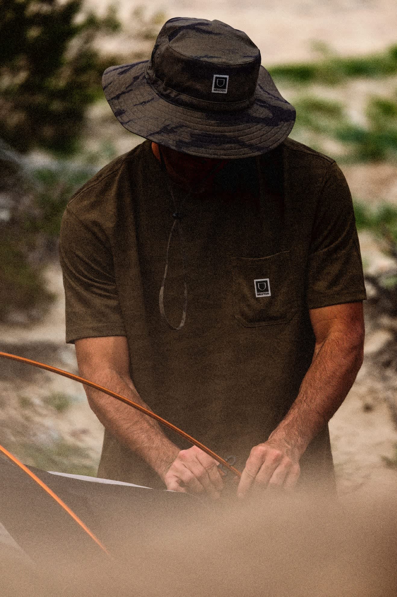 Unisex Journey Boonie Hat in the color Olive Tiger Camo - Men's Lifestyle image