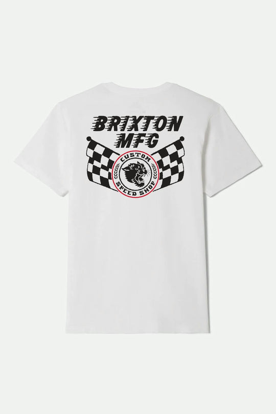 
       Brixton Dunbar S/S Standard T-Shirt - White
     