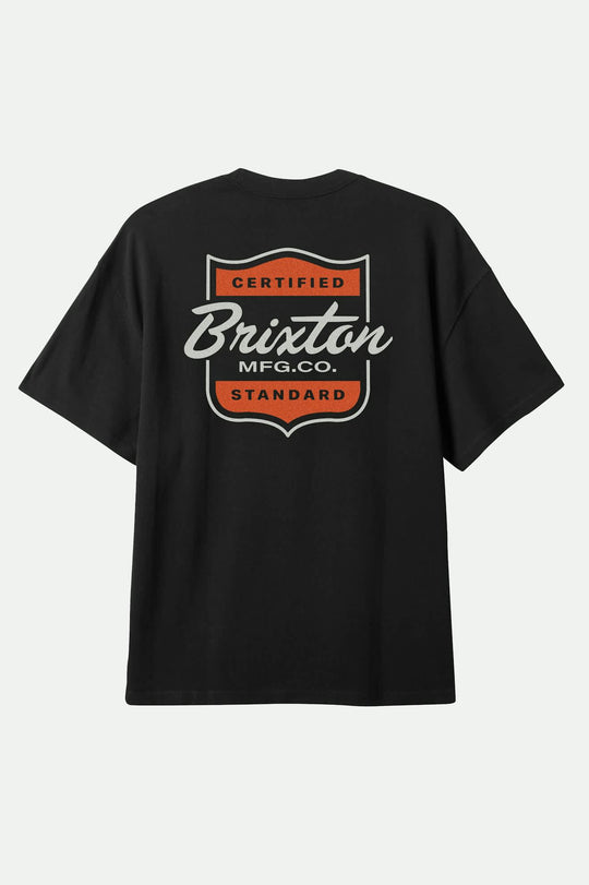 
       Brixton Booker S/S Standard T-Shirt - Black
     