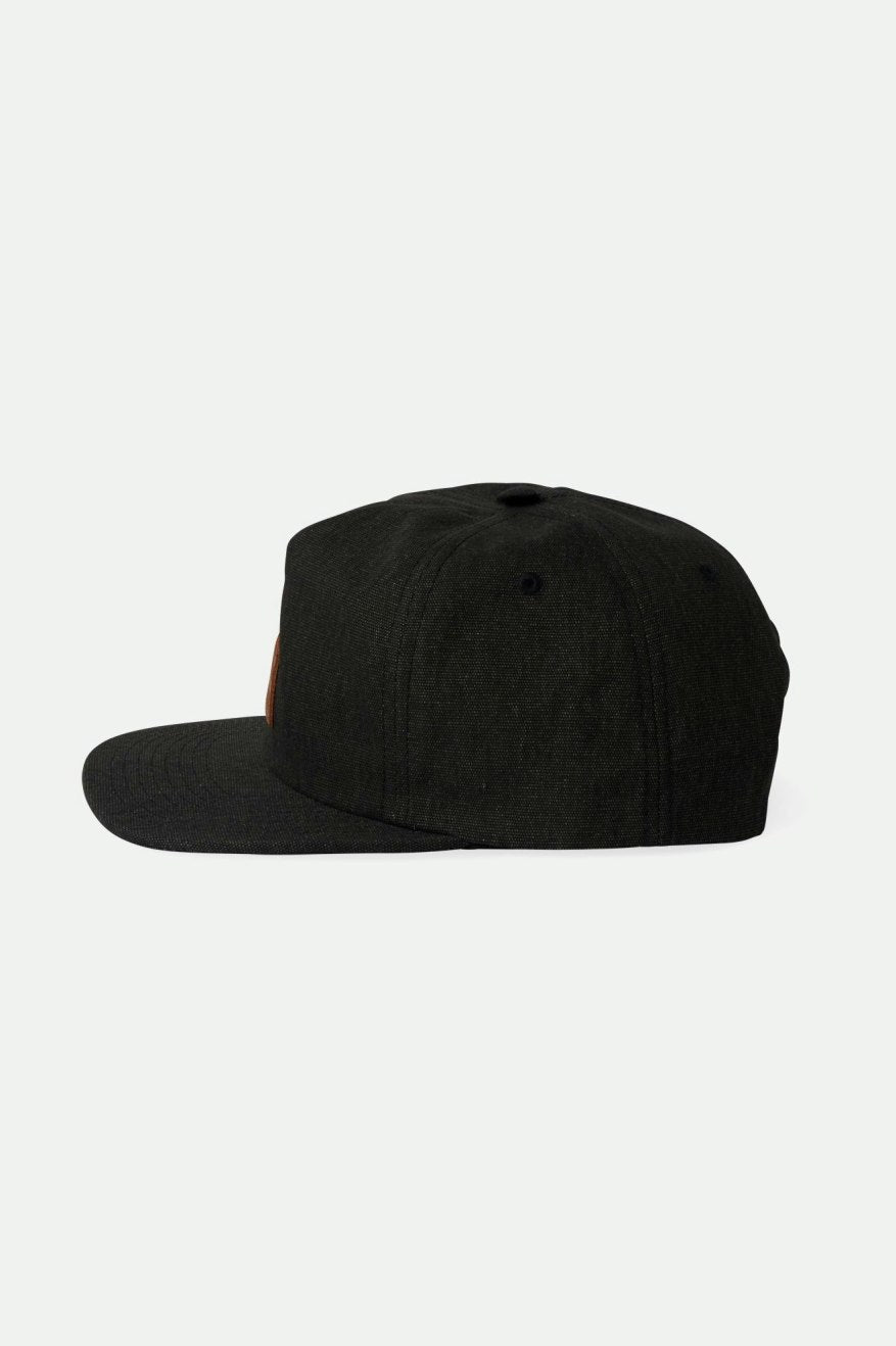 
       Brixton Woodburn Snapback - Black Vintage Wash
     