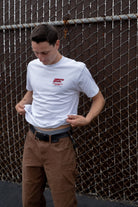 Men's South O Dragway Short Sleeve Standard T-Shirt in the color White - Men's Lifestyle image