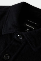 Men's Bowery Heavyweight Flannel in the color Black - Additional Laydown image