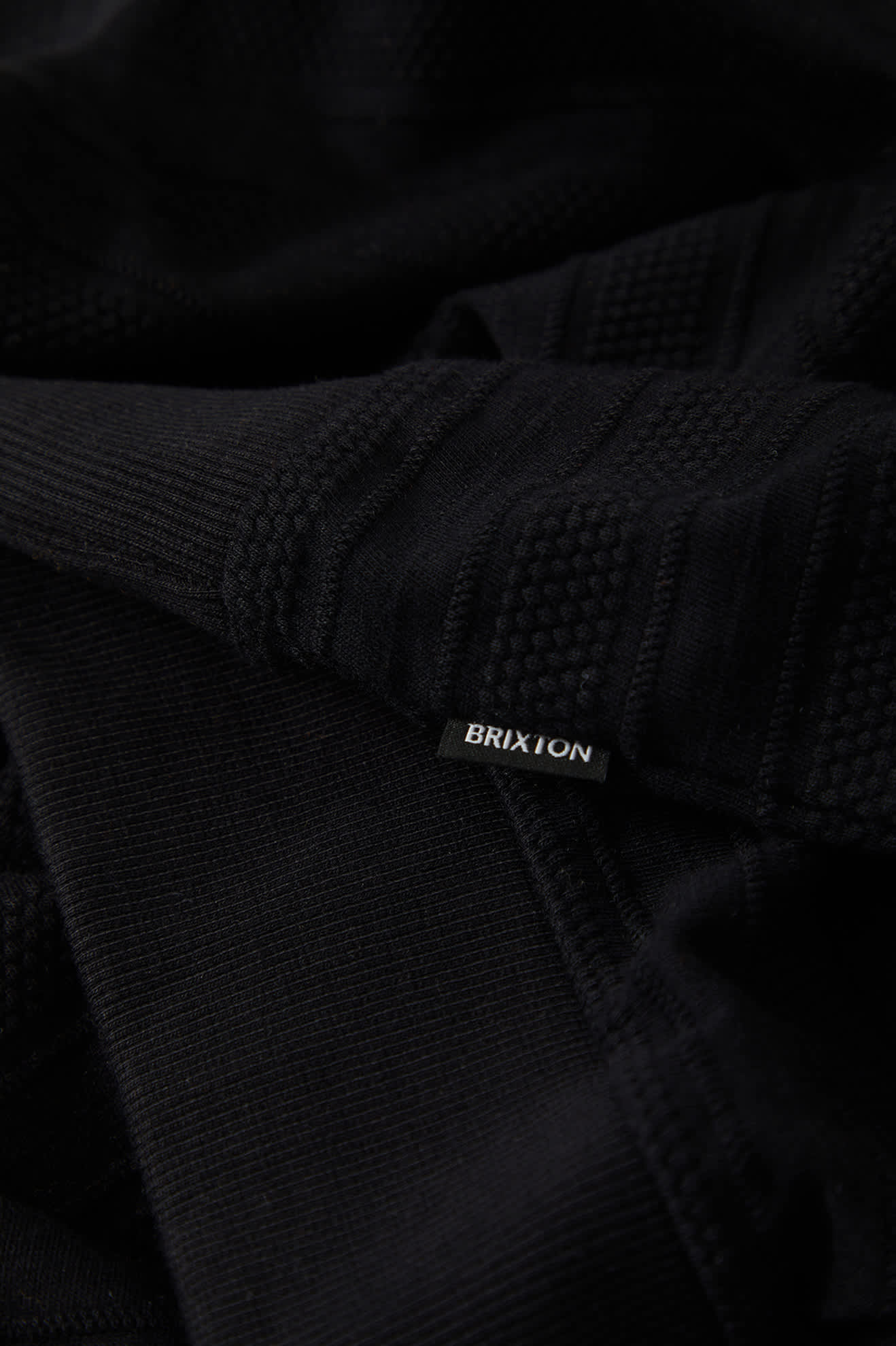 Men's Stereo Polo in the color Black - Additional Laydown image