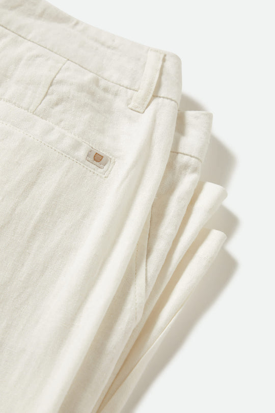 
       Women&#39;s Ludlow Trouser Pant in the color Off White - Additional Laydown image
     