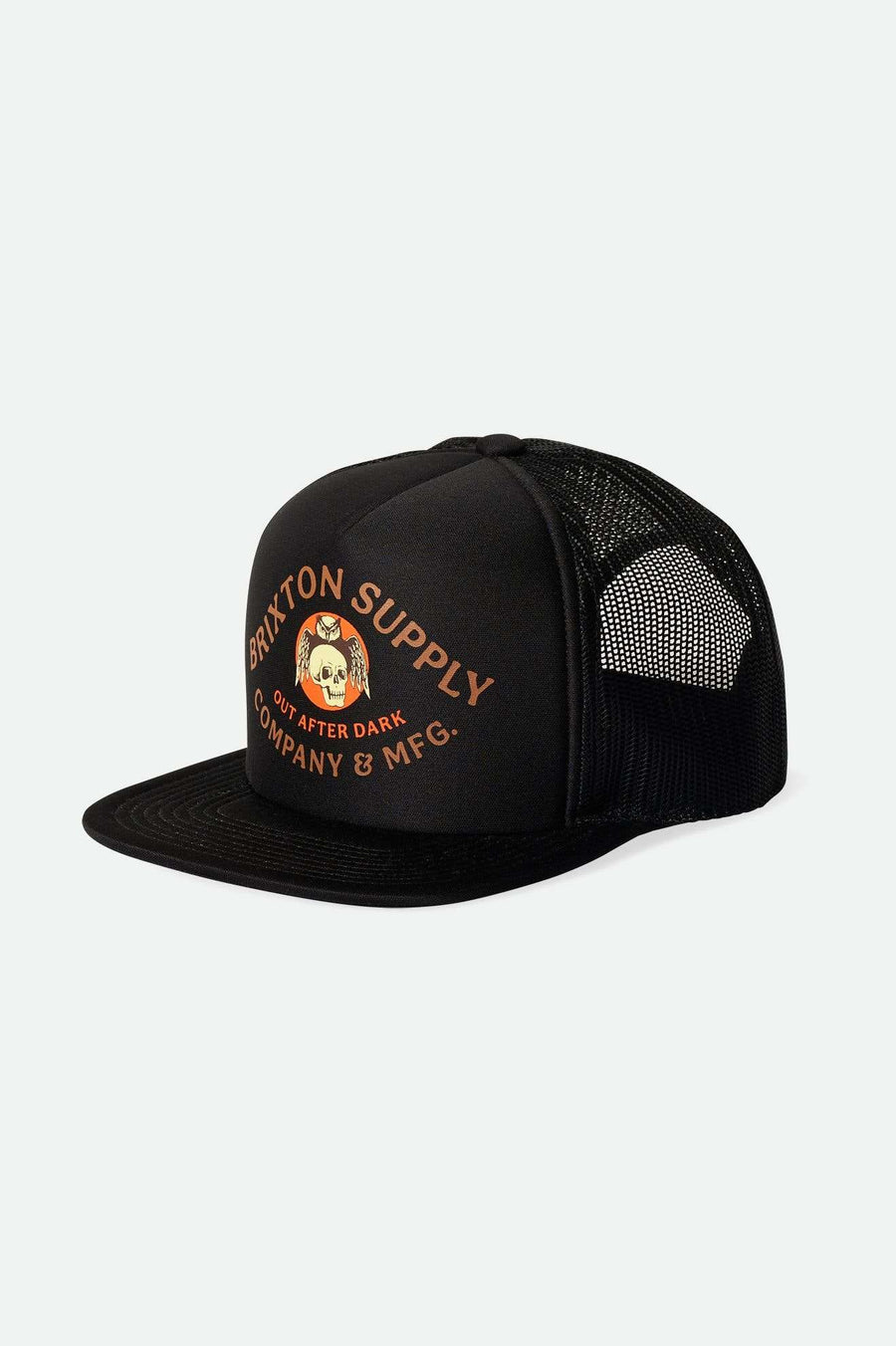 
       Brixton Unisex Position Neplus Trucker Hat - Black/Black | Main
     