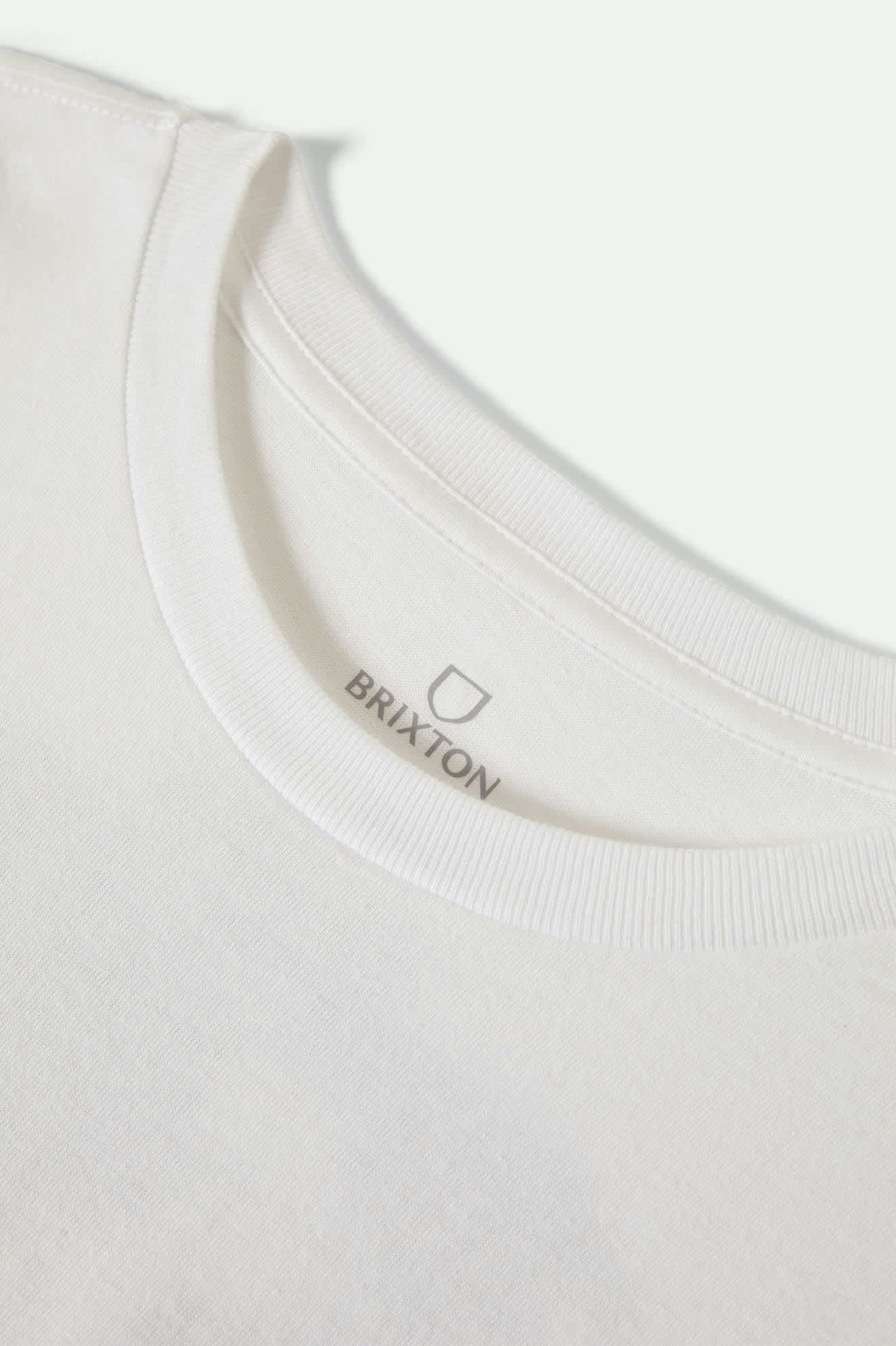 Men's Union L/S Standard T-Shirt in the color White - Additional Laydown image